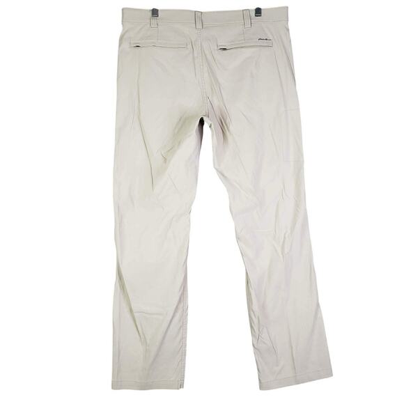 Eddie Bauer Travex Pants Men's 36x32 Beige Cream Straight Leg Hiking - Picture 3 of 11